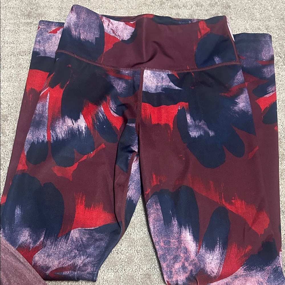 JoyLab Kids' Burgundy and Navy Leggings